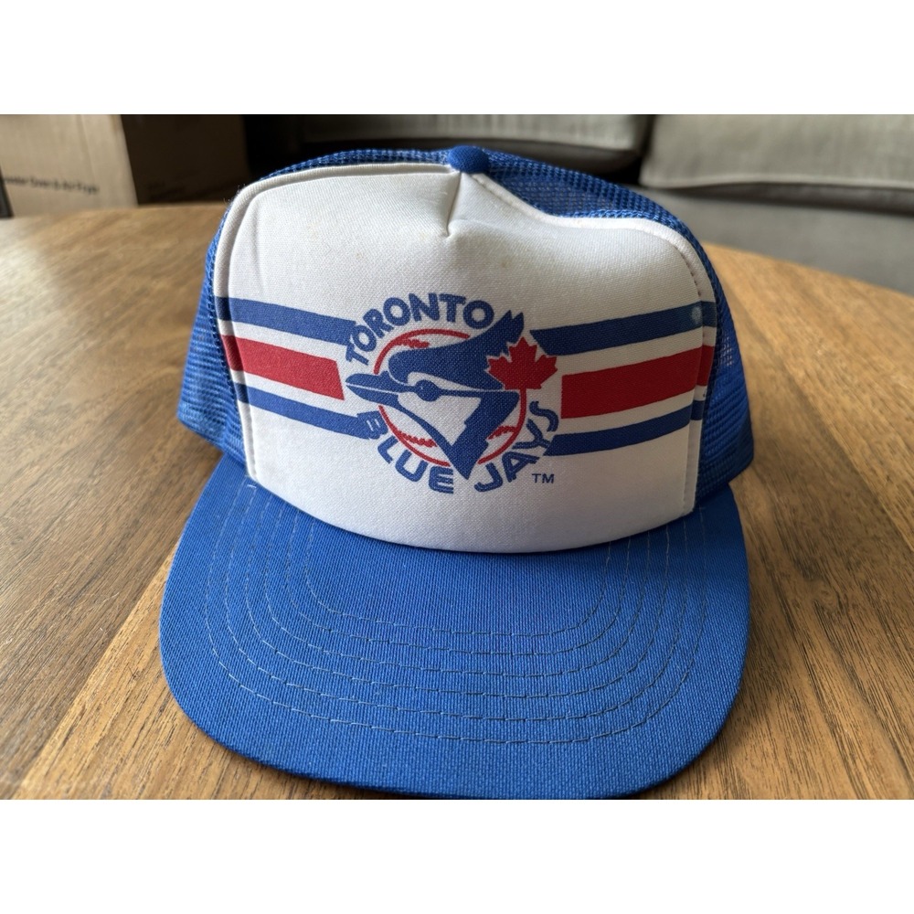 vintage 1980s Toronto Blue Jays MLB trucker snapback hat Size M/L